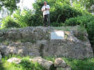 Lynn preaching in Apollonia, Greece