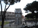 Back of Colosseum and Constantine Arch